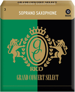 Rico Grand Concert Select Soprano Saxophone Reeds - 10/Box