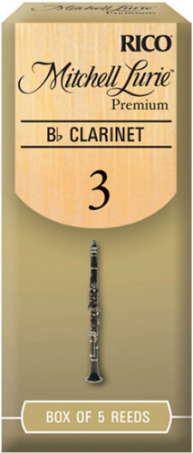 Mitchell Lurie Premium Bb Clarinet Reeds - 5 Per Box