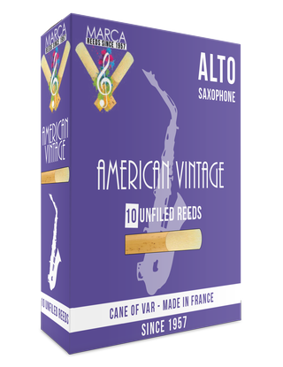 Marca American Vintage Alto Saxophone Reeds - 10/Box