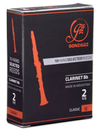 Gonzalez Classic Bb Clarinet Reeds - 10 Per Box