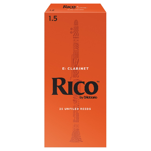 Rico by D'addario Eb Clarinet Reeds Unfiled - 25 Per Box