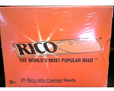 Rico Alto Clarinet Reeds (Previous Packaging) - 25 Per Box