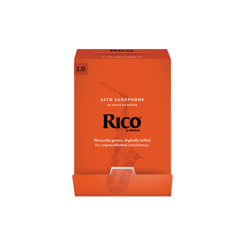 Rico by D'Addario Alto Saxophone Reeds - Individually-Sealed, 50-Pack