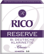 Rico Reserve Classic German Bb Clarinet Reeds - 10 Per Box