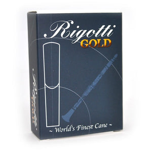 Rigotti Gold Bass Clarinet Reeds - Jazz Cut - 10 Per Box