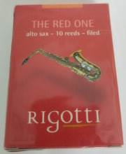 Load image into Gallery viewer, Rigotti Gold Alto Saxophone Classic Filed Reeds - 10 Per Box