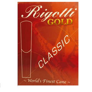 Rigotti Gold Tenor Saxophone Classic Cut Filed Reeds - 10 Per Box