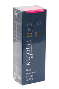 Rigotti Gold Jazz Cut Tenor Saxophone Reeds - Unfiled - 5 Per Box