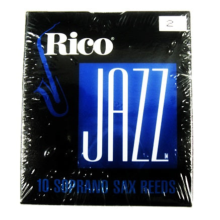 Rico Jazz Soprano Sax Reeds - 10 Per Box - Old Style