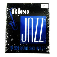 Rico Jazz Soprano Sax Reeds - 10 Per Box - Old Style