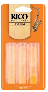 Rico by D'addario Tenor Saxophone Reeds Unfiled - 3 Pack