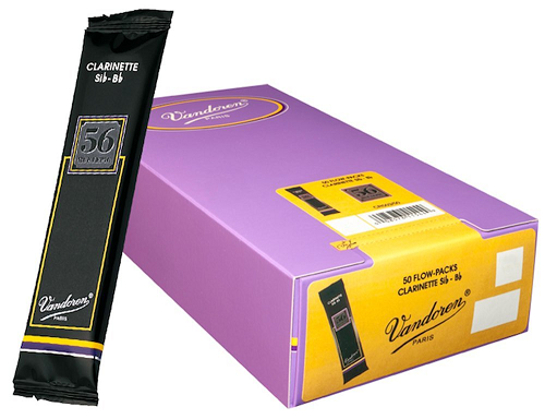 Vandoren Bb Clarinet 56 Rue Lepic Reeds - 50 Box