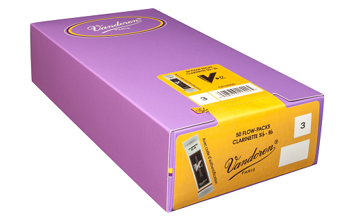 Vandoren Bb Clarinet V-12 Reeds Bulk Pack of 50 Reeds