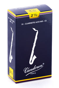 Vandoren Alto Clarinet Traditional Reeds - 10 Per Box
