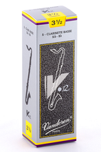 Load image into Gallery viewer, Vandoren Bass Clarinet V12 Reeds - 5 Per Box