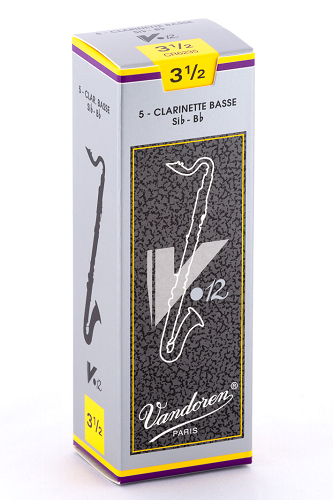 Vandoren Bass Clarinet V12 Reeds - 5 Per Box