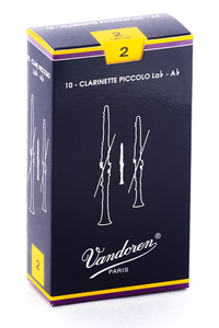 Vandoren Traditional Ab Sopranino / Piccolo Clarinet Reeds - 10 Per Box