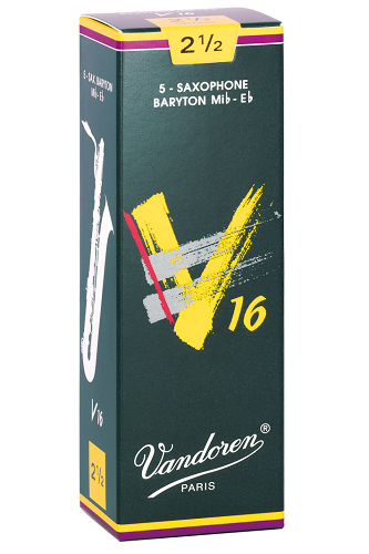 Vandoren V16 Baritone Sax Reeds - 5 Per Box