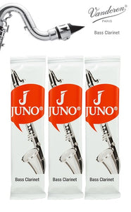 Vandoren Juno Bass Clarinet Reeds - 3 Reed Card