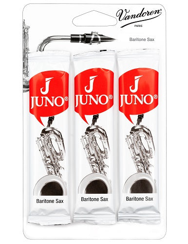 Vandoren Juno Baritone Saxophone Reeds - 3 Reed Card