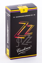 Load image into Gallery viewer, Vandoren Soprano Sax ZZ Jazz Reeds - 10 Per Box
