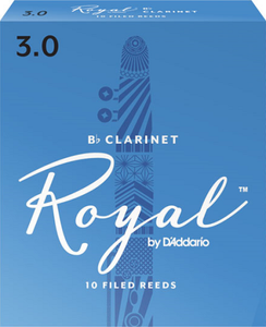 Royal by D'Addario Bb Clarinet Reeds Filed - 10 Per Box