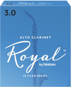 Royal by D'addario Alto Clarinet Reeds Filed - 10 Per Box