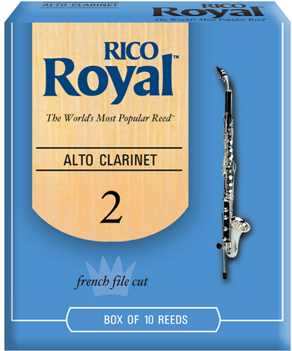 Royal by D'addario Alto Clarinet Reeds Filed - 10 Per Box