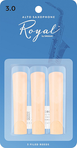 Royal by D'Addario Alto Saxophone Reeds - 3 Pack