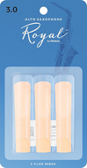 Royal by D'Addario Alto Saxophone Reeds - 3 Pack