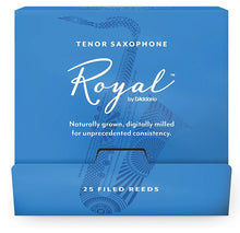 Load image into Gallery viewer, Royal by D&#39;Addario Tenor Saxophone Reeds - 25-Count Single Reeds
