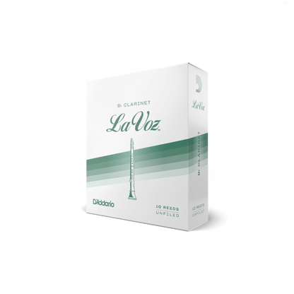 La Voz Bb Clarinet Reeds -10 Per Box