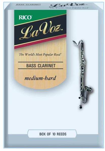 La Voz Bass Clarinet Reeds - 10 Per Box