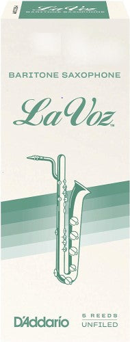 La Voz Baritone Saxophone Reeds - 5 Per Box