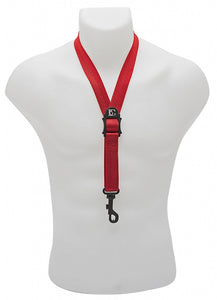 BG France Standard Sax Strap S39SH - Red Strap with Snap Hook