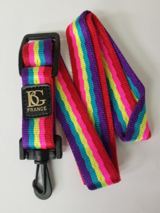 BG France Standard Alto/Tenor Sax Neck Strap - Rainbow