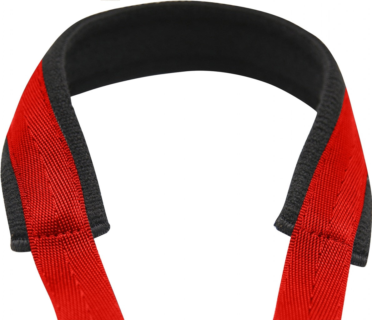 BG France Red Alto/ Tenor Saxophone Neck Strap W/ Large Pad- Plastic Snap Hook - S19SH