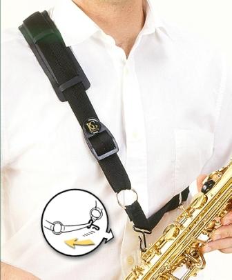 BG France XL Shoulder Strap with Padding Alto/Tenor & Bari Sax - S03M