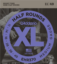 Load image into Gallery viewer, D&#39;addario Half Rounds, Medium, 11-49 Electric Guitar Strings