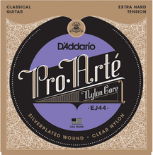 Load image into Gallery viewer, D&#39;addario Pro-Arte Nylon, Extra Hard Tension Classical Guitar Strings - EJ44