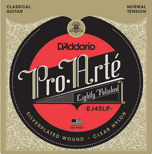 D'Addario Pro-Arte Lightly Polished Composite, Normal Tension Classical Guitar Strings - EJ45LP