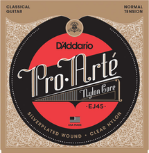 Load image into Gallery viewer, D&#39;addario Pro-Arte Nylon, Normal Tension Classical Guitar Strings - EJ45