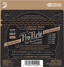 Load image into Gallery viewer, D&#39;addario 80/20 Bronze Pro-Arte Nylon, Normal Tension Classical Guitar Strings