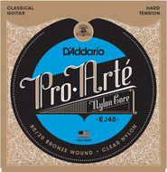 D'Addario 80/20 Bronze Pro-Arte Nylon, Hard Tension Classical Guitar Strings