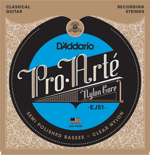 Load image into Gallery viewer, D&#39;addario Pro-Arte with Polished Basses, Hard Tension Classical Guitar Strings