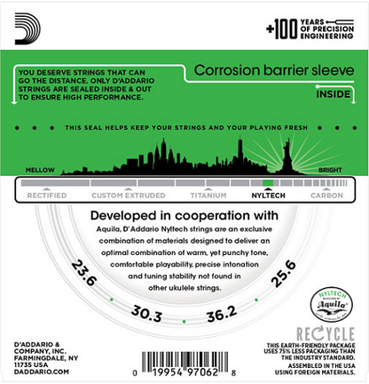 D'addario NYLTECH, Soprano Ukulele Strings