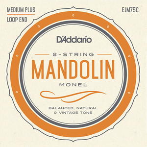 D'addario EJM75C Monel Mandolin Strings Medium Plus