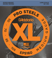D'addario PROSTEELS, Medium, Long Scale, 50-105 Bass Guitar Strings