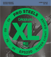 D'addario PROSTEELS, Super Light, Long Scale, 40-95 Bass Guitar Strings