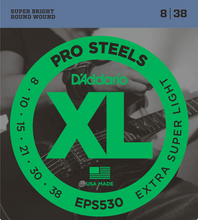 Load image into Gallery viewer, D&#39;addario PROSTEELS, Extra-Super Light, 8-38 Electric Guitar Strings
